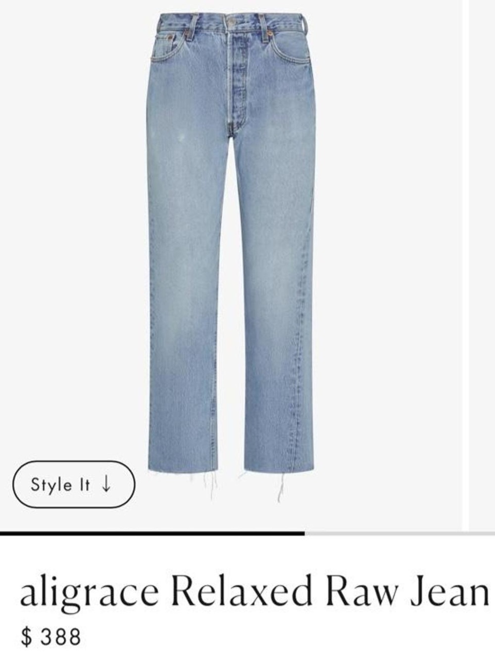 Aligrace reworked Vintage Levi’s 501 size 28